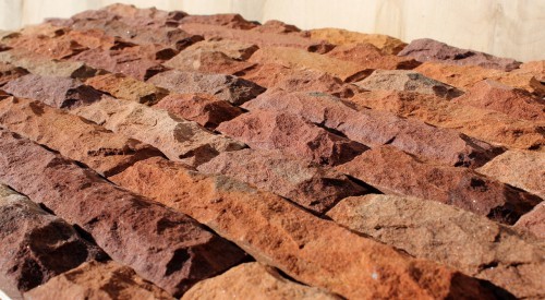  Песчаник (красный дракон) art PSK-5-03  купить в Ставрополе    3350 руб/кв.м   фото 