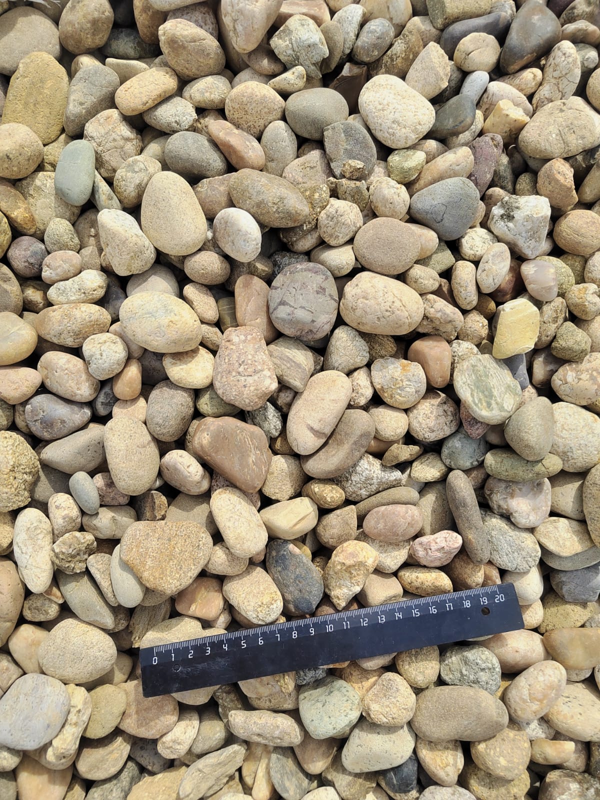  Галька речная окат рыжая фр. 20-40 мм. купить   в Ставрополе галька речная окатанная рыжая желтая серая округлая речная галька 4000 руб/т   фото 