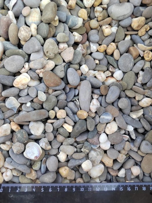 Галька крымская прибрежная фр. 10-20 мм.  купить с доставкой в Ставрополю фото 