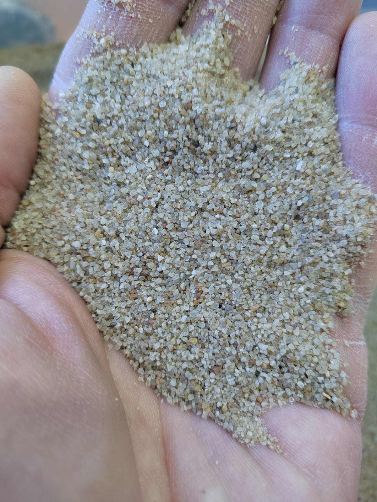 Кварцевый песок для площадок фр. 0,3 - 1 мм.  купить в Ставрополе фото 